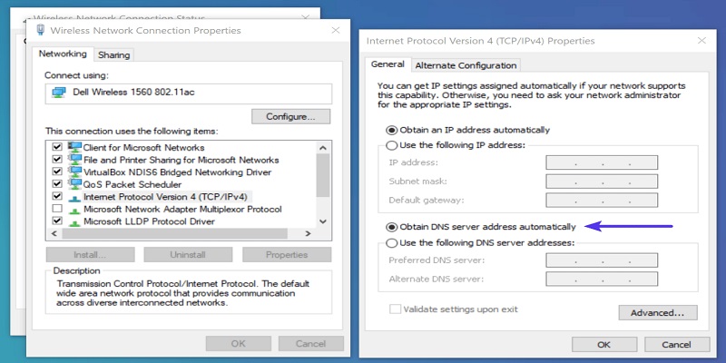 obtain-dns-server-address-automatically