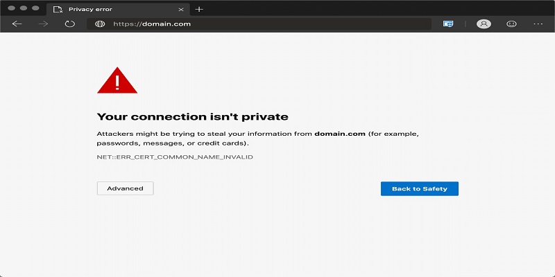 your-connection-is-not-private-error-in-edge