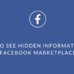 how to see hidden information on facebook marketplace