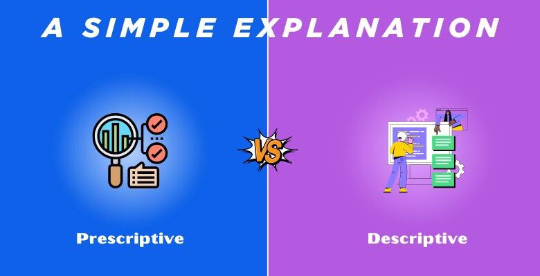 Prescriptive vs Descriptive A Simple Explanation